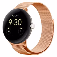 imoshion Magnetisches Milanaise Armband für Google Pixel Watch / Watch 2 / Watch 3 / Watch 4 (41 mm) - Rosé gold