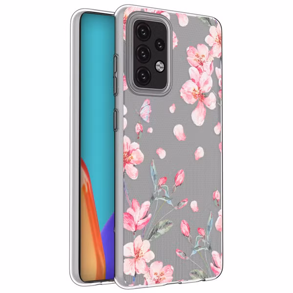 imoshion Design Hülle Samsung Galaxy A52(s) (5G/4G) - Blossom Watercolor