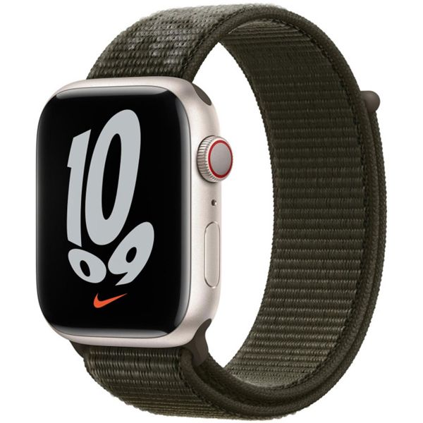 Apple Nike Sport Loop Armband für das Apple Watch Series 1 bis 9 / SE (38/40/41 mm) | Series 10 (42 mm) - Cargo Khaki