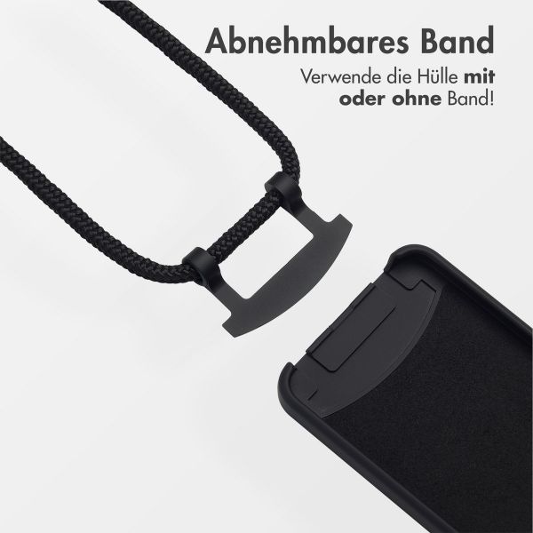 imoshion Color Backcover mit abtrennbarem Band MagSafe für das Samsung Galaxy S24 / S25- Schwarz