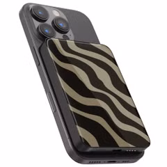 Selencia Vivid Powerbank 5.000 mAh - MagSafe und Qi - Black / Swirl Black