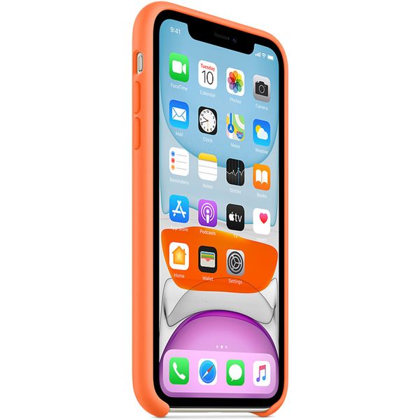 Apple Silikon-Case für das Apple iPhone 11 - Vitamin C