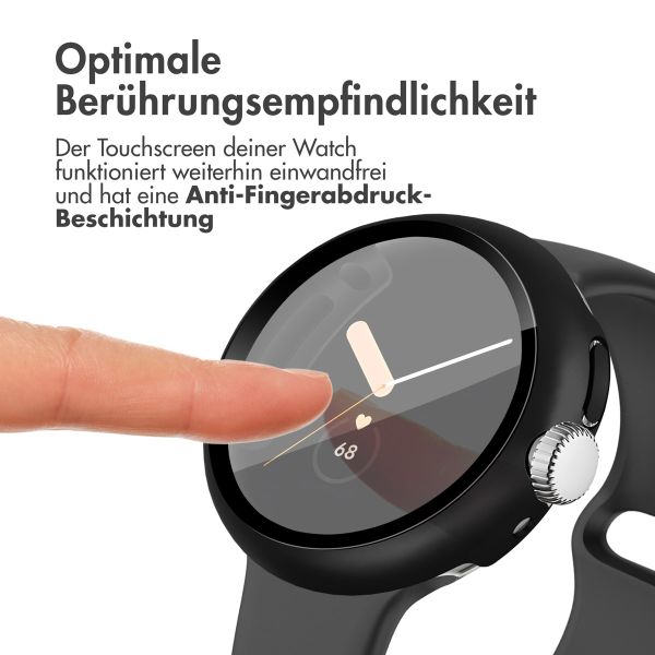 imoshion Full Cover Hard Case für Google Pixel Watch / Watch 2 / Watch 3 (41 mm) - Schwarz