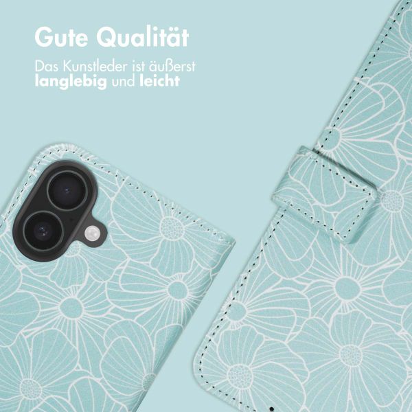 imoshion Design Klapphülle Apple iPhone 16 - Botanica