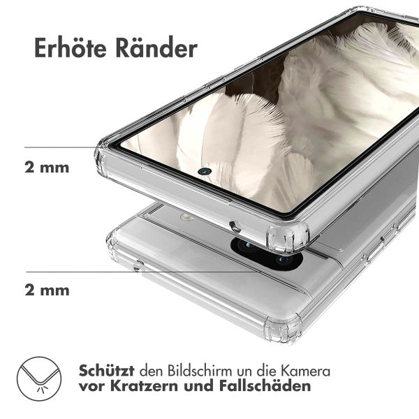 Accezz Xtreme Impact Case für das Google Pixel 8 - Transparent