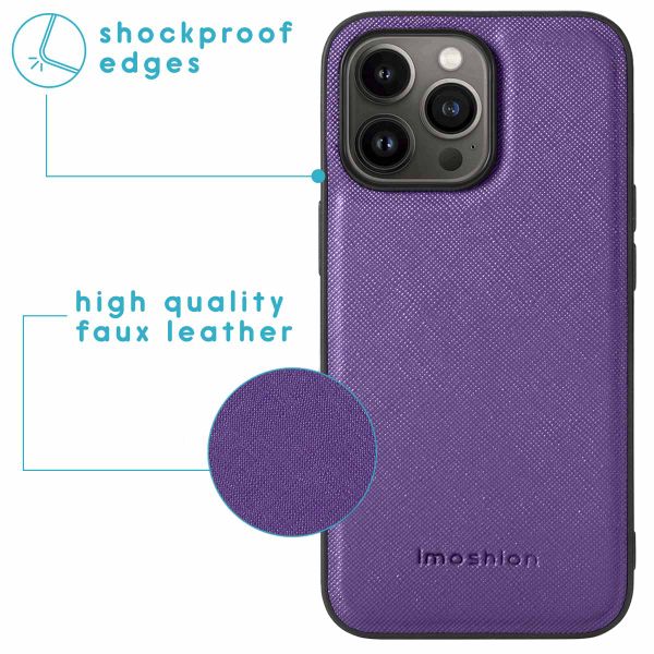 imoshion Luxuriöse Portemonnaie-Klapphülle iPhone 13 Pro Max - Violett