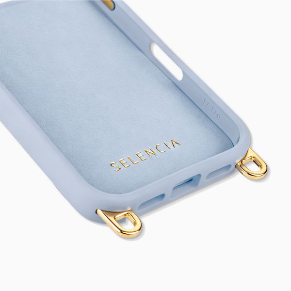Selencia Rivièra Backcover mit MagSafe mit abnehmbaren Haken Apple iPhone 17 Pro Max - Powder Blue