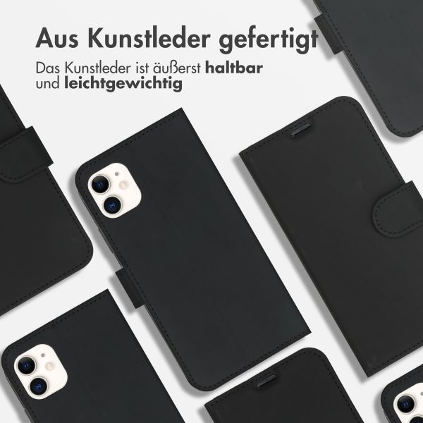 Accezz Wallet TPU Klapphülle Apple iPhone 11 - Schwarz