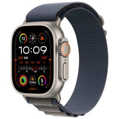 Apple Alpine Loop Band für die Apple Watch Series 1 bis 10 / SE / Ultra (2) (44/45/46/49 mm) - Größe S - Blau