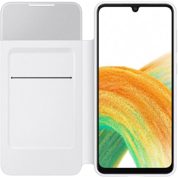 Samsung Original S View Cover Klapphülle für das Galaxy A33 - Weiß