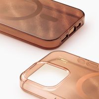 iDeal of Sweden Clear Case MagSafe Apple iPhone 15 Pro - Mocha Mousse