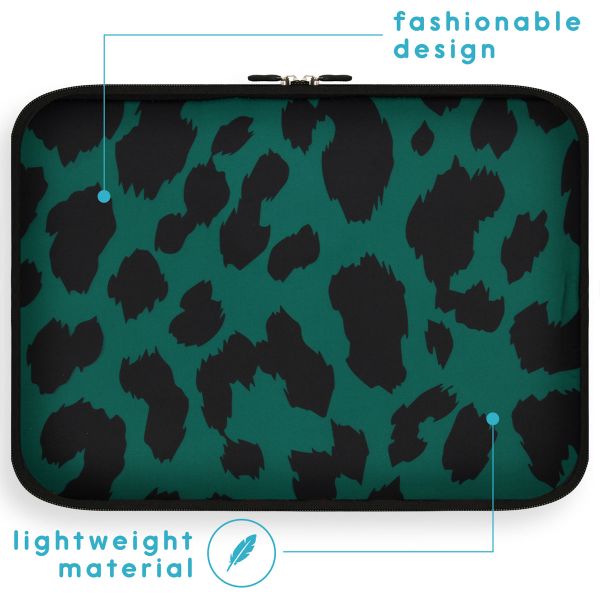 imoshion Universele Design Sleeve 13 Zoll - Green Leopard