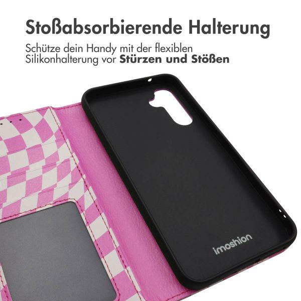 imoshion ﻿Design Klapphülle für das Samsung Galaxy A34 (5G) - Retro Pink