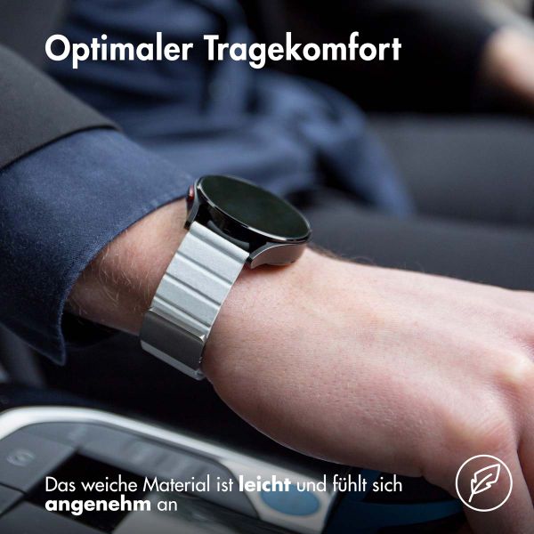 imoshion Magnetlederarmband -   Universelle 22 mm Anschluss - Weiß