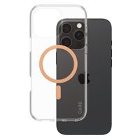 CARE by PanzerGlass Urban Combat Case MagSafe für das iPhone 16 Pro Max - Transparent / Peach