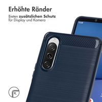 imoshion Brushed Back Cover Sony Xperia 10 V - Dunkelblau
