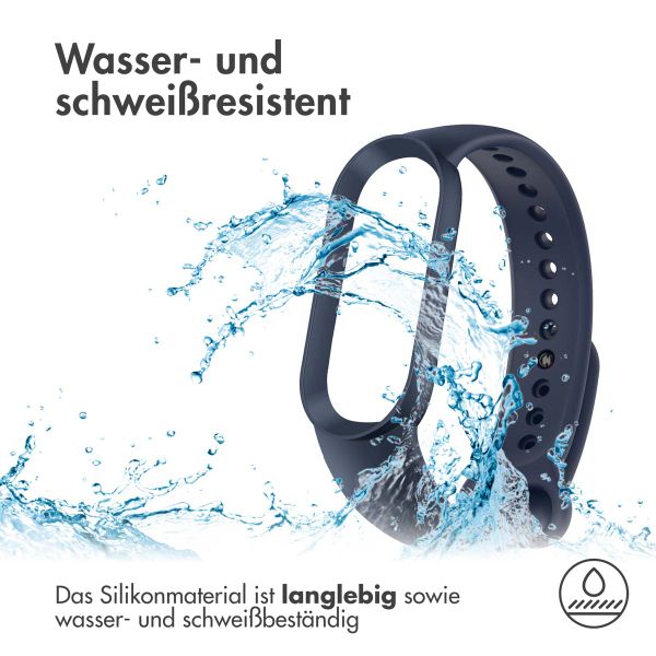 imoshion Silikonarmband für das Xiaomi Mi Band 5 / 6 - Dunkelblau