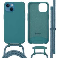 imoshion Color Backcover mit abtrennbarem Band MagSafe für das iPhone 13 - Dark Green