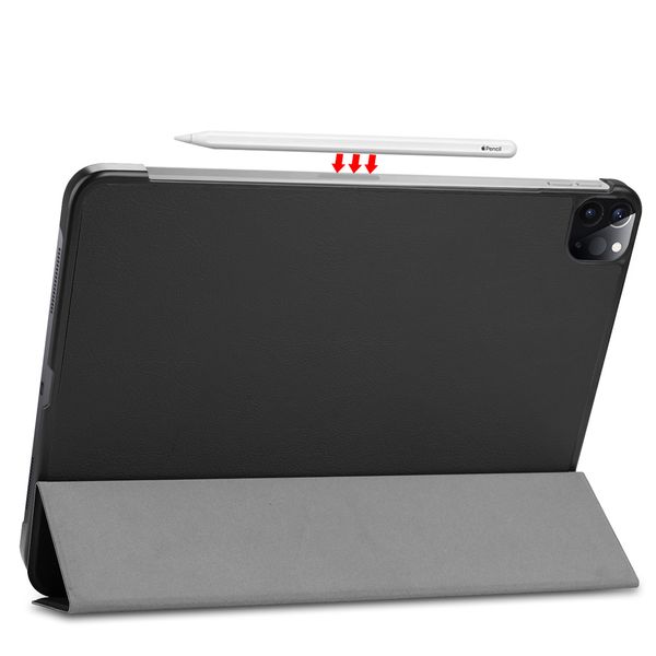 imoshion Trifold Klapphülle Apple iPad Pro 12.9 (2018/2020/2021/2022) - Schwarz
