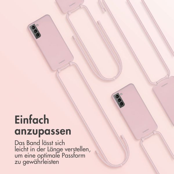 imoshion Color Backcover mit abtrennbarem Band für das Samsung Galaxy S21- Rosa