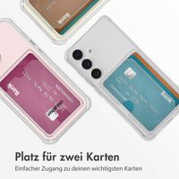 imoshion Soft Case Back Cover mit Kartenhalter Samsung Galaxy S25 - Transparent