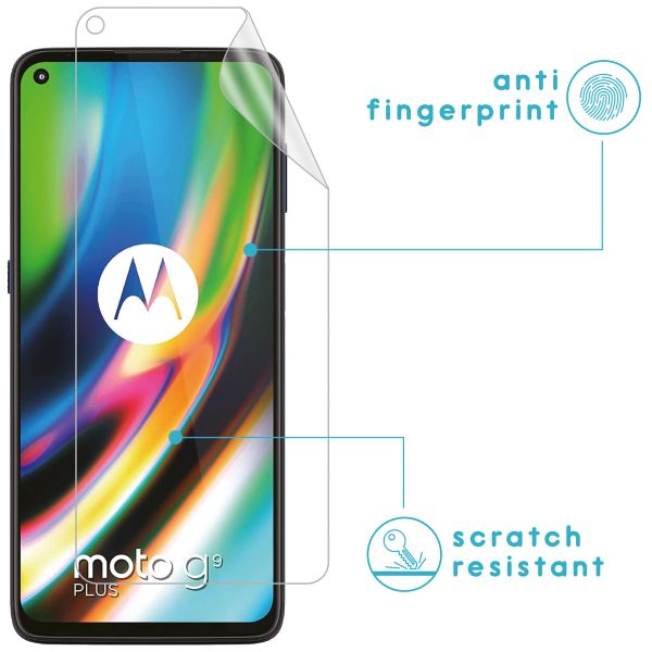 imoshion Displayschutz Folie 3er-Pack Motorola Moto G9 Plus