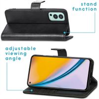 imoshion Luxuriöse Klapphülle OnePlus Nord 2 - Schwarz