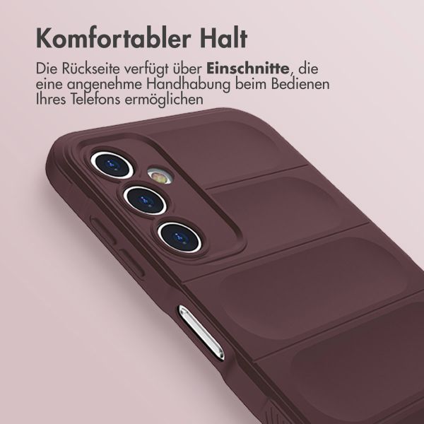 imoshion EasyGrip Back Cover für das Samsung Galaxy A14 (5G/4G) - Aubergine