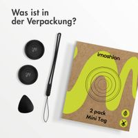imoshion Wireless Tag - Bluetooth-Tracker für iOS - 2 pack - Schwarz