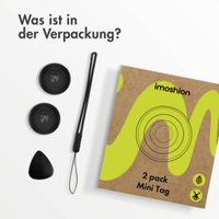 imoshion Mini Tag - GPS-Tracker für iOS - 2 pack - Schwarz