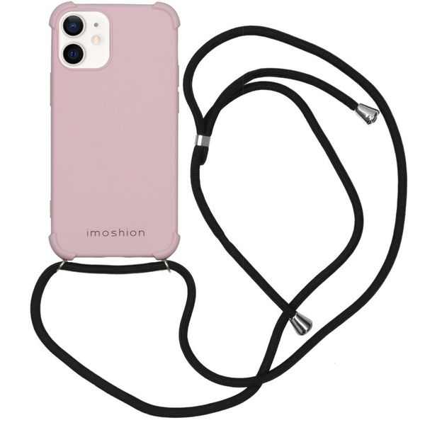 imoshion Color Backcover mit Band iPhone 12 Mini - Rosa