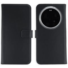 Selencia Echtleder Klapphülle Xiaomi 17 Ultra - Schwarz