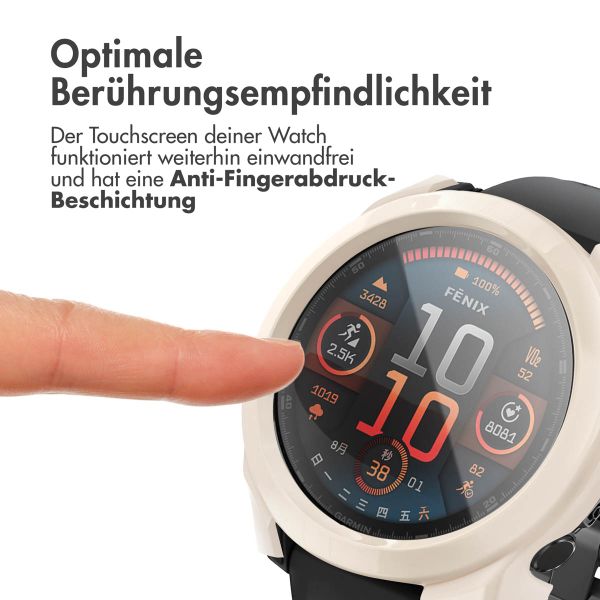 imoshion Full Cover Hard Case Garmin Fenix 8 - 51 mm - Beige