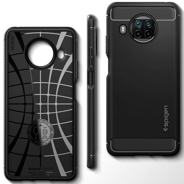 Spigen Rugged Armor Case für das Xiaomi Mi 10T Lite - Schwarz