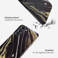 Selencia Vivid Back Cover Samsung Galaxy S21 FE - Chic Marble
