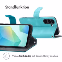 imoshion Klapphülle mit Kordel Samsung Galaxy S25 FE - Türkis