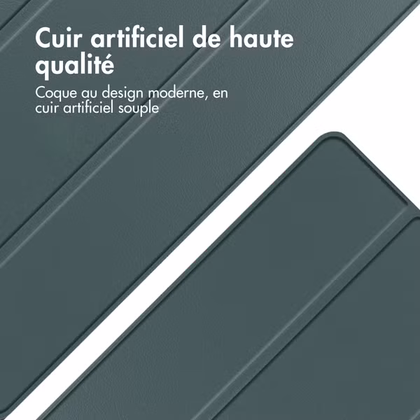 imoshion Trifold Klapphülle Apple iPad 11 (2025) 11 Zoll A16 / iPad 10 (2022) 10.9 Zoll - Dunkelgrün