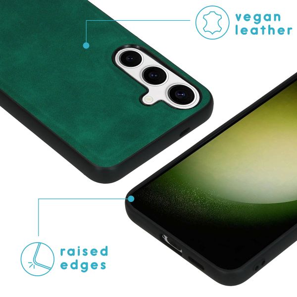 imoshion Entfernbare 2-1 Luxus Klapphülle Samsung Galaxy S24 - Dunkelgrün