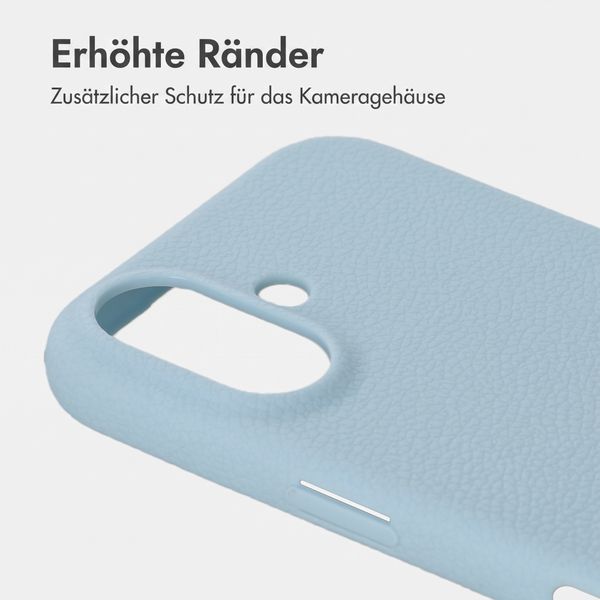 imoshion Texture Backcover Apple iPhone 16 - Hellblau