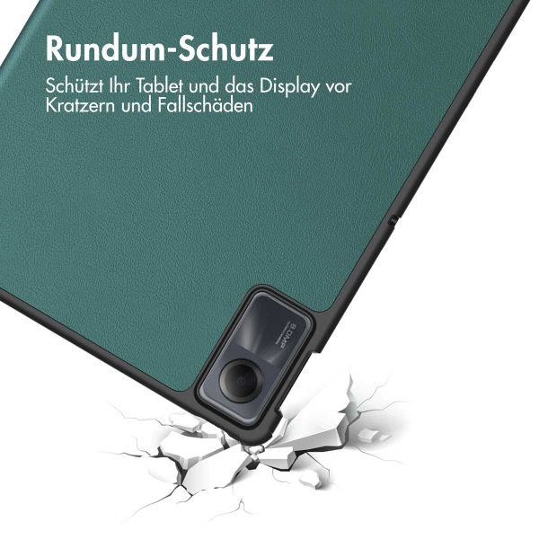 imoshion Trifold Klapphülle Xiaomi Redmi Pad SE - Dunkelgrün