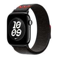 Apple Nike Sport Loop Armband für Apple Watch Series 1 - 9 / SE (38/40/41 mm) | Series 10 / 11 (42 mm) - Midnight Black