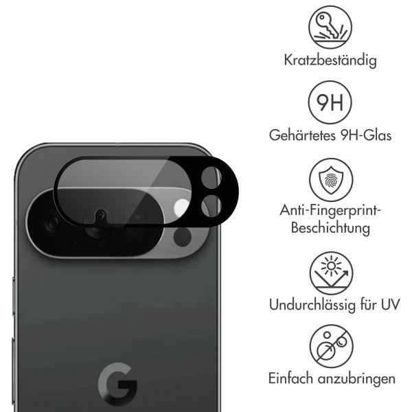 imoshion Kameraprotektor aus Glas 2er-Pack für das Google Pixel 10 Pro - Schwarz
