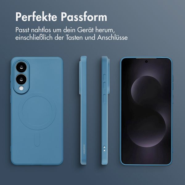 imoshion Color Back Cover mit MagSafe Samsung Galaxy S25 Edge - Dunkelblau