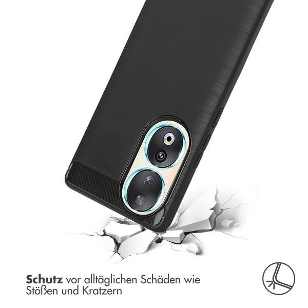 imoshion Brushed Back Cover Honor 90 - Schwarz