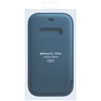 Apple Ledersleeve MagSafe für das Apple iPhone 12 (Pro) - Baltic Blue