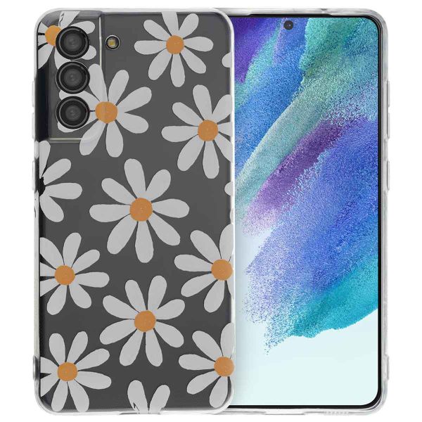 imoshion Design Hülle für das Samsung Galaxy S21 FE - Daisy flower