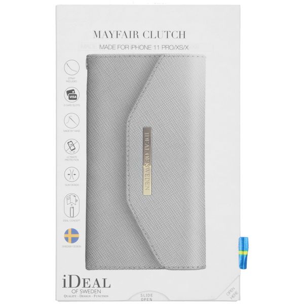 iDeal of Sweden Mayfair Clutch Grau für das iPhone 11 Pro