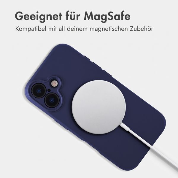 Accezz Grip Backcover mit MagSafe Apple iPhone 16 - Dunkelblau