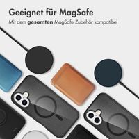 imoshion Sparkle Back Cover mit MagSafe für das Apple iPhone 16 - Glitzer Schwarz