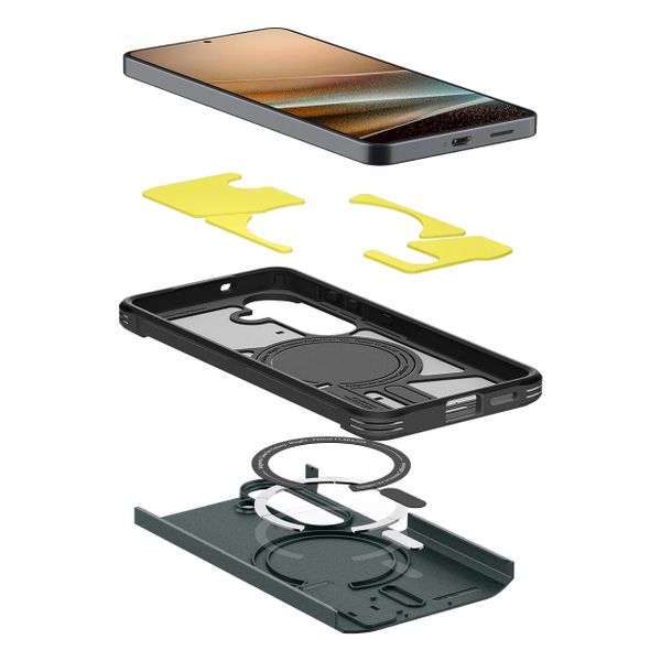 Spigen Tough Armor Backcover MagSafe Samsung Galaxy S26 Plus - Abyss Green
